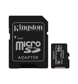 microSDHC Kingston Canvas select 128GB Class U1 UHS-I SDS+sd Adapter